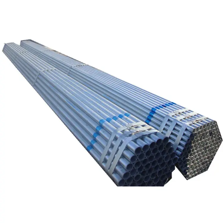 GI Seamless Galvanized 6m round Iron Pipe ASTM ERW Technique API and GS Certified for Structure and Fluid Applications