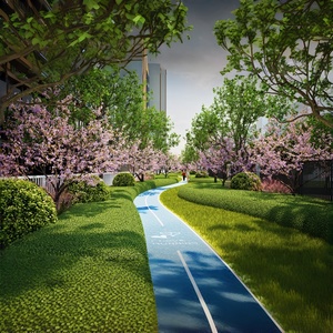 تصميم المناظر الطبيعية لمجمعات الشقق، تخطيط المساحات الخضراء في الساحات وممرات المشاة - Product Image 4