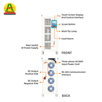 Alimentation CC à découpage variable 12V 24V 1000A 2000A 48kW 50KW, redresseur pour anodisation et électrodéposition de l'aluminium