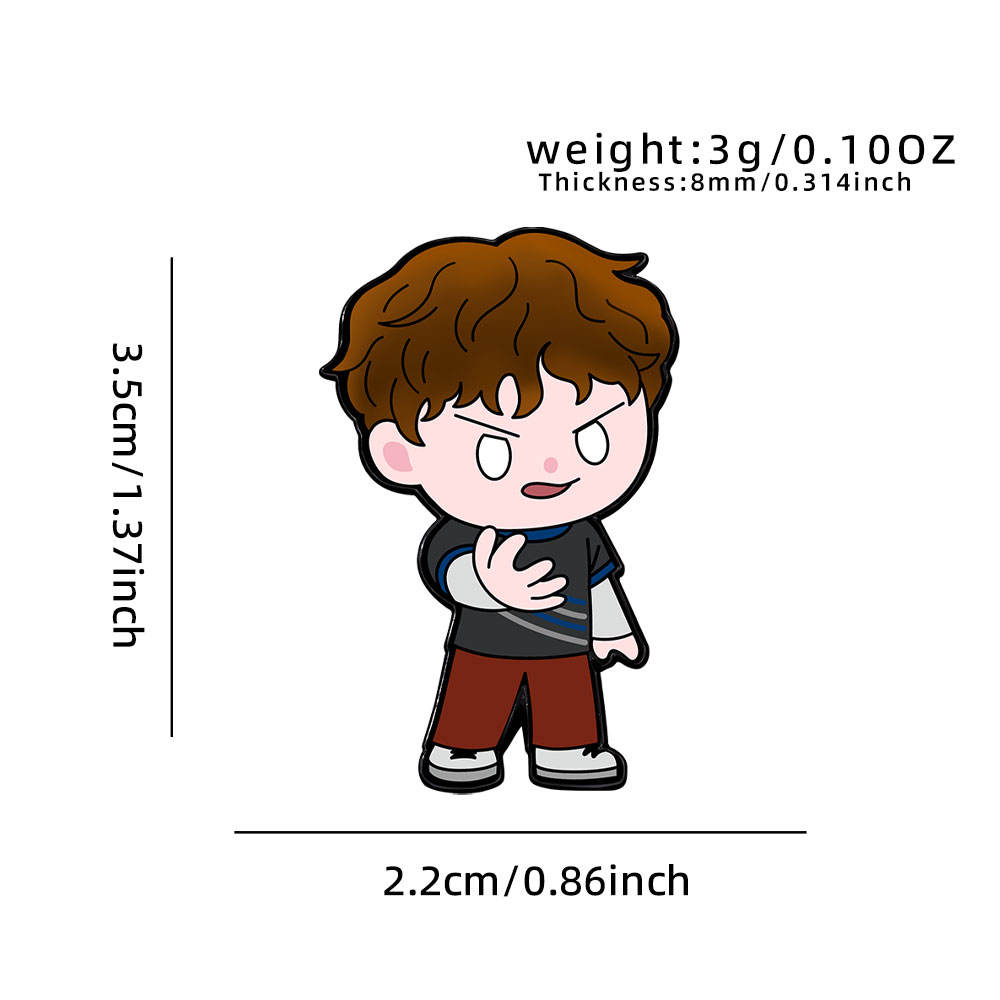 CZ3665-1 Pin de metal esmaltado