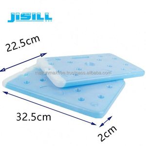 Wholesale <b>Custom</b> Eco-Friendly Classic Leather Waterproof <b>Insulated</b> Hard Plastic HDPE+Gel Portable Reusable Cooler Bag - Product Image 6