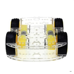 Chasis <span class=keywords><strong>de</strong></span> coche <span class=keywords><strong>de</strong></span> 6V CC, Kit DIY, codificador <span class=keywords><strong>de</strong></span> velocidad, caja <span class=keywords><strong>de</strong></span> batería, coche <span class=keywords><strong>de</strong></span> 4 ruedas motrices 4WD - Product Image 1