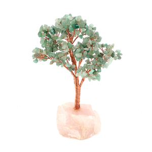 Natural Crystal Chips Money Tree Raw Base Copper <b>Wire</b> Wrapped Healing Crystal Tree <b>for</b> Feng Shui - Product Image 4