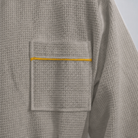 Peignoir Kimono Personnalisé pour Hôtel et Spa, Col Kimono, Unisexe, Lavable en Machine, Vêtement de Nuit, Vente Directe Fabricant
