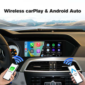 Écran de tableau de bord Linux de 8,8 pouces pour <span class=keywords><strong>Mercedes</strong></span> Benz Classe C NTG4.5 avec audio de voiture sans fil, CarPlay, <span class=keywords><strong>GPS</strong></span>, caméra de recul - Product Image 3