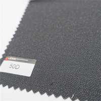 Entoilage fusible non tissé à laminage à chaud en polyester blanc/noir/charbon PA/PES