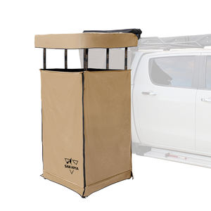 Shengma-Sombrilla plegable portátil para acampada, tienda de ducha de baño lateral para coche con tira de luz LED integrada - Product Image 2