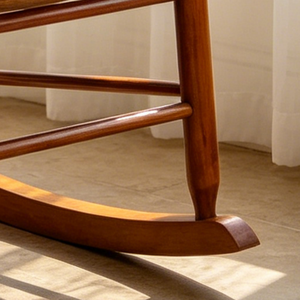 เก้าอี้โยกไม้ป็อปลาร์ขนาดเล็กสำหรับตกแต่งคริสต์มาส Heaven Memorial พร้อมชุดป้ายสลัก ขายดี ใช้ในบ้าน - Product Image 3