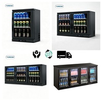 Lemari Pendingin Minuman Premium dengan Pintu Kaca untuk Bar dan Lounge Kelas Atas dengan Desain Hemat Energi