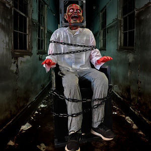 Modèle de <span class=keywords><strong>Fantôme</strong></span> Animatronique d'Intérieur pour Salle d'Évasion Terreur, Accessoires de Maison Hantée et Centres Commerciaux Publics - Product Image 1