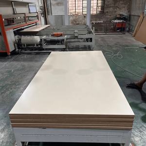 GuoHui Design moderno di prima classe pannello <span class=keywords><strong>MDF</strong></span> bianco melamina <span class=keywords><strong>laminato</strong></span> E1 formaldeide a prova di umidità Shandong fabbrica di alta qualità - Product Image 2