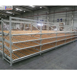 Эффективный автоматический гравитационный роликовый толкатель, стойка, скользящая полка, алюминиевые гравитационные картонные полки - Product Image 4