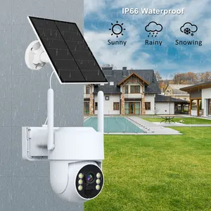 Exklusive Tuya Solarkamera 4G-SIM-Karte 4MP Bewegungserkennung mit stabiler Sicht für Outdoor-Fabrik Großhandel