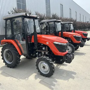 Entrega rápida China fornecedor trator agrícola com carregador 4*4 wheel drive tractor preço barato trator agrícola para venda