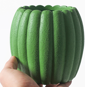 Vasi <span class=keywords><strong>di</strong></span> fiori in ceramica per interni in stile nordico con Design scanalato a forma <span class=keywords><strong>di</strong></span> zucca vaso <span class=keywords><strong>di</strong></span> Terracotta applicazione da giardino vasi in ceramica - Product Image 5