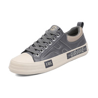 Chaussures Classiques en Cuir PU pour Hommes, Lacets, Chaussures Casual pour Hommes, Chaussures de Marche à la Mode, Chaussures de Tennis pour Hommes