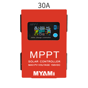 Meilleures ventes MYAMi Régulateur de charge solaire <span class=keywords><strong>MPPT</strong></span> 100A 60A 30A 12V/24V/48V avec écran LCD 150V - Product Image 4
