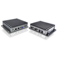 Windows 7/8/10 dan Linux kompatibel, Fanless Industrial Mini PC dengan CPU Intel J1900 dan 4 port USB