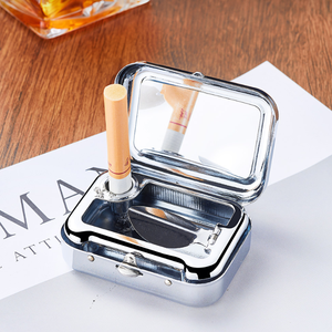 Dericsson Luxury Metal <b>Ashtray</b> Smoking Electric <b>Ashtray</b> for Car - Product Image 5