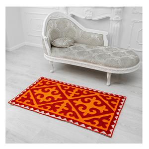 Tapis de zone Zhalyn en feutre Shyrdak traditionnel fait main, écologique, motif corail R1, poils moyens, origine KG, pour usage domestique - Vente en gros - Product Image 1