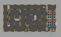 Piste de karting électrique intérieure Minye 44*21m pour enfants, en caoutchouc/PVC personnalisé avec protection anti-collision pour parcs d'attractions et centres commerciaux