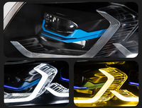 Faros Delanteros Láser para BMW Serie 3 E90 2005-2012, Faros Láser Blancos y Amarillos Intercambiables, DRL 320i 330i