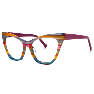 Zeelool <span class=keywords><strong>Vooglam</strong></span> Vente en gros de lunettes optiques en acétate œil de chat tendance en stock Lunettes de créateur pour femmes à vendre - Product Image 2
