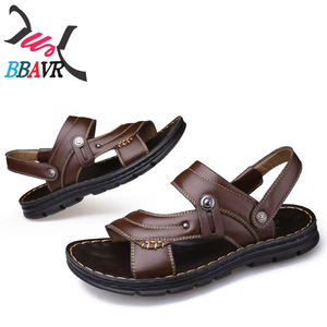 Sandalias de Calle para Hombre, Pantuflas Casuales de Plataforma, Zapatos de Cuero - Product Image 6