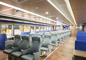 Grandsea 41m/135ft, bateau de passagers de luxe en aluminium pour 200 personnes, avec moteur diesel, longue portée, bateau neuf à vendre - Product Image 5