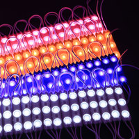 12v 3 lentille de panneau lumineux 1.5W SMD 2835 module de panneau de lampe panneau de panneau LED par injection arrière