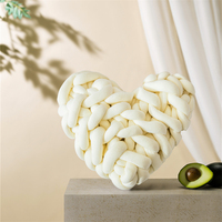 Ht Hot Koop Handgemaakte Hart Decoratieve Gift Speelgoed Knoop Kussen Kussen Sofa Decor Valentine