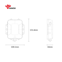 Passerelle pour l'extérieur mobile tout-en-un sans fil multimode Lte Nbiot Industrial Smart Ble Bluetooth IoT Gateway pour les chantiers de construction