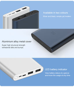 แบตสำรอง Xiaomi <span class=keywords><strong>Mi</strong></span> <span class=keywords><strong>Power</strong></span> <span class=keywords><strong>Bank</strong></span> <span class=keywords><strong>3</strong></span> รุ่นใหม่ ความจุ <span class=keywords><strong>10000mAh</strong></span> 15w <span class=keywords><strong>18w</strong></span> ช่องเสียบ Type-C ขนาดเล็ก พกพาสะดวก ใช้ได้กับโทรศัพท์ทุกรุ่น พร้อมที่ชาร์จเร็ว - Product Image 3