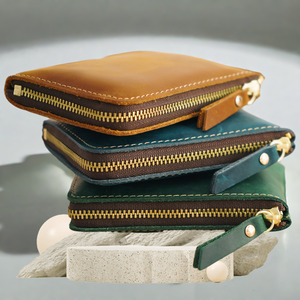 Crazy Horse Bolsos de cuero de vaca para hombre Mini bolso de moda para hombre Mini monedero portátil <span class=keywords><strong>El</strong></span> <span class=keywords><strong>mejor</strong></span> regalo para padre, <span class=keywords><strong>novio</strong></span> - Product Image 1