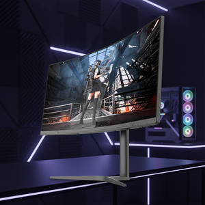 จอคอมพิวเตอร์สำหรับเล่นเกมขนาด 34 นิ้ว 165hz 180Hz จอโค้ง LED สำหรับเดสก์ท็อป ขายส่งจากโรงงาน - Product Image 1