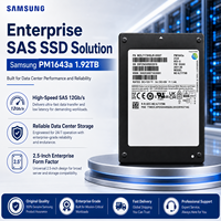 Pour Samsung PM1643a MZILT1T9HBJR-00007 1.92TB Enterprise SAS SSD 2.5" 12Gb/s Dual Port V-NAND TLC 2100MB/s Disque SSD