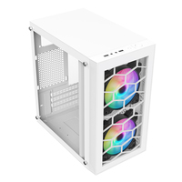 AntarcChill White Micro ATX Desktop Computer Hardware PC Case Cabinet CPU Computer Case & Tower