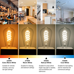 Dây Tóc Linh Hoạt Tự Làm Thiết Kế Mới 4W C35 <span class=keywords><strong>A60</strong></span> ST64 C35 G95 G125 T30 Bóng Đèn Dây Tóc Xoắn Ốc <span class=keywords><strong>LED</strong></span> Để Trang Trí Ngày Lễ - Product Image 2