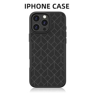 Presa di fabbrica per <span class=keywords><strong>Apple</strong></span> 16 Pro Max <span class=keywords><strong>custodia</strong></span> in <span class=keywords><strong>pelle</strong></span> geometrica TPU Anti-Drop con protezione per fotocamera <span class=keywords><strong>custodia</strong></span> per cellulare - Product Image 6