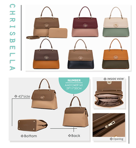 New Arrival Women Handbags 2025 <strong>Chinese</strong> Custom Logo Ladies <strong>Bags</strong> Women's Contrast Color Handbags - Product Image 6
