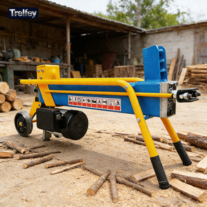 Fendeuse de bois électrique professionnelle 8T pour la gestion des villas, fermes et propriétés, traitement efficace de gros bûches - Product Image 1
