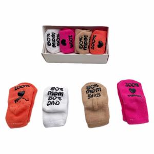 Chaussettes personnalisées de haute qualité pour bébés et tout-petits Chaussettes tricotées décontractées antidérapantes pour nourrissons et enfants pour la saison de printemps en gros - Product Image 3
