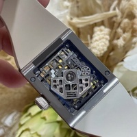 Reloj de Hombre RM de Alta Calidad, Nuevo Modelo 16-02, Rectangular, Ultrafino, 9.5mm, Esqueleto, Tourbillon Integrado, Analógico, Cristal de Zafiro Citizen, 43mm