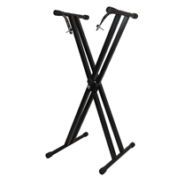 Wholesale Musical Instrument Portable Double X Bracket Adjustable Piano Music Keyboard Stand