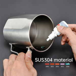 Lekfre ถ้วยน้ำสแตนเลสสไตล์เกาหลีถ้วยน้ำเหยือกกาแฟสแตนเลสแก้วกาแฟ - Product Image 5