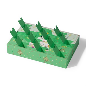 New Design Customized Luxury Kid Toy Christmas Countdown Gift <strong>Box</strong> Recyclable Surprise Hand Tear Paper Boxes - Product Image 1