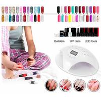 Lampe UV/LED professionnelle double main 48W 24 LED 4 minuteurs Sun669 pour séchage rapide du vernis à ongles – Idéale pour la manucure à domicile