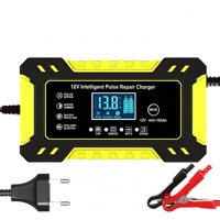 Chargeur de batterie universel intelligent multi-étapes 12V 6A pour voiture et moto, protection contre les surcharges, 100-240V, directement de l'usine ODM