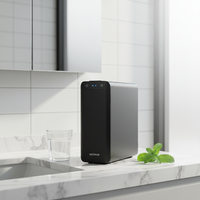 Nouveau modèle 2026 – Robinet intelligent à osmose inverse sans réservoir, en plastique, électrique, à haut débit (1600 GPD), pour installation sous évier, idéal pour hôtels et usage domestique