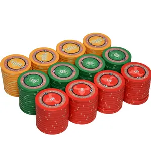 10G Gốm Poker Chip Chòm Sao Casino Không Có Giá Trị Mệnh Giá In Ấn Giá Rẻ Thăng Hoa Trống Chip Poker